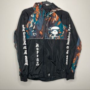 BAPE AAPE A BATHING APE Camo Print Jacket Medium
